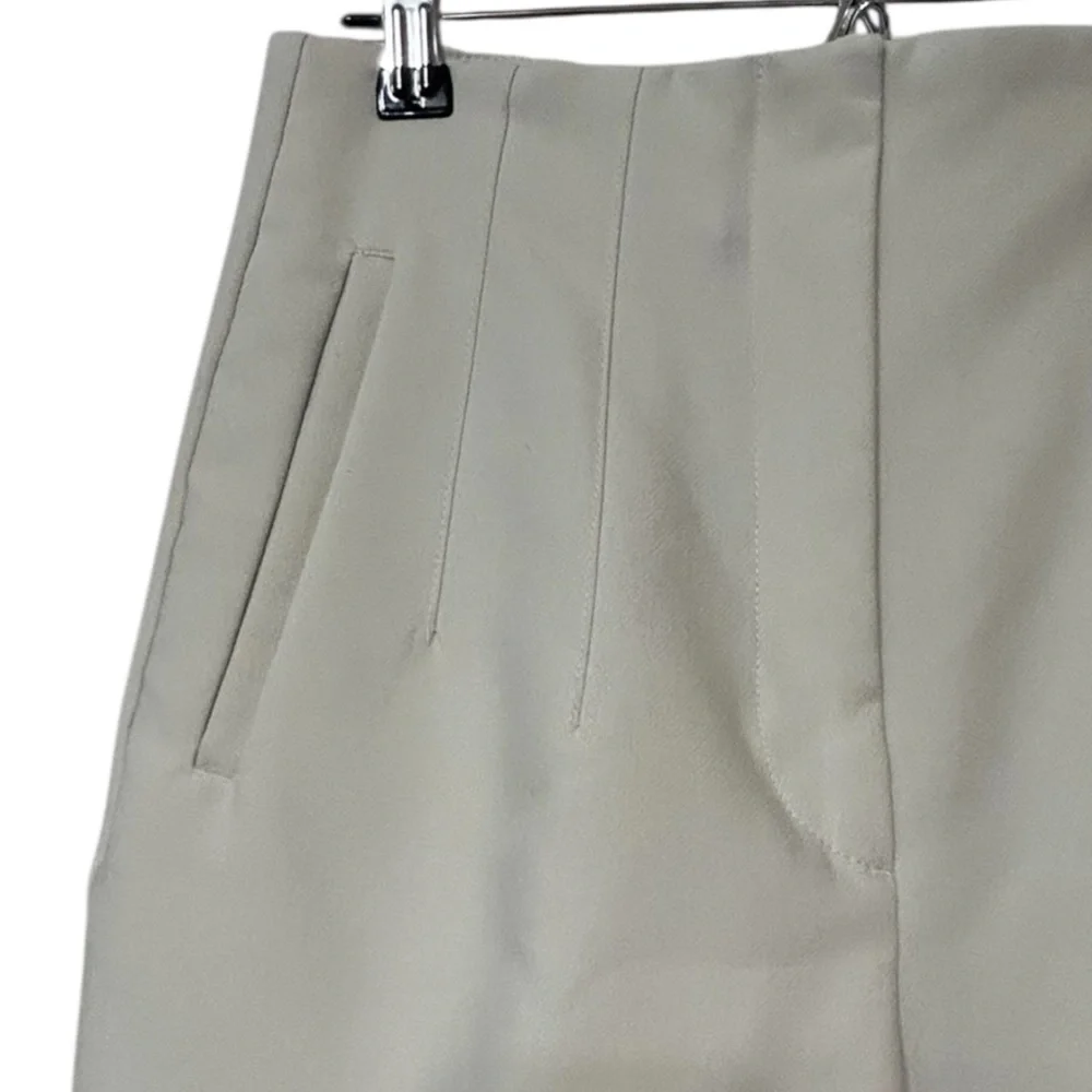 Zara High Waisted pleated trousers